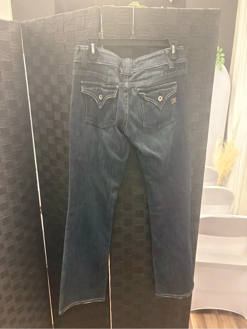 Miss Me Dark Blue Flare Jeans - Picture 3 of 3